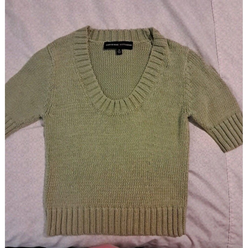 Adrienne Vittadini Sweater Women’s Small/Medium Green Beautiful Vintage